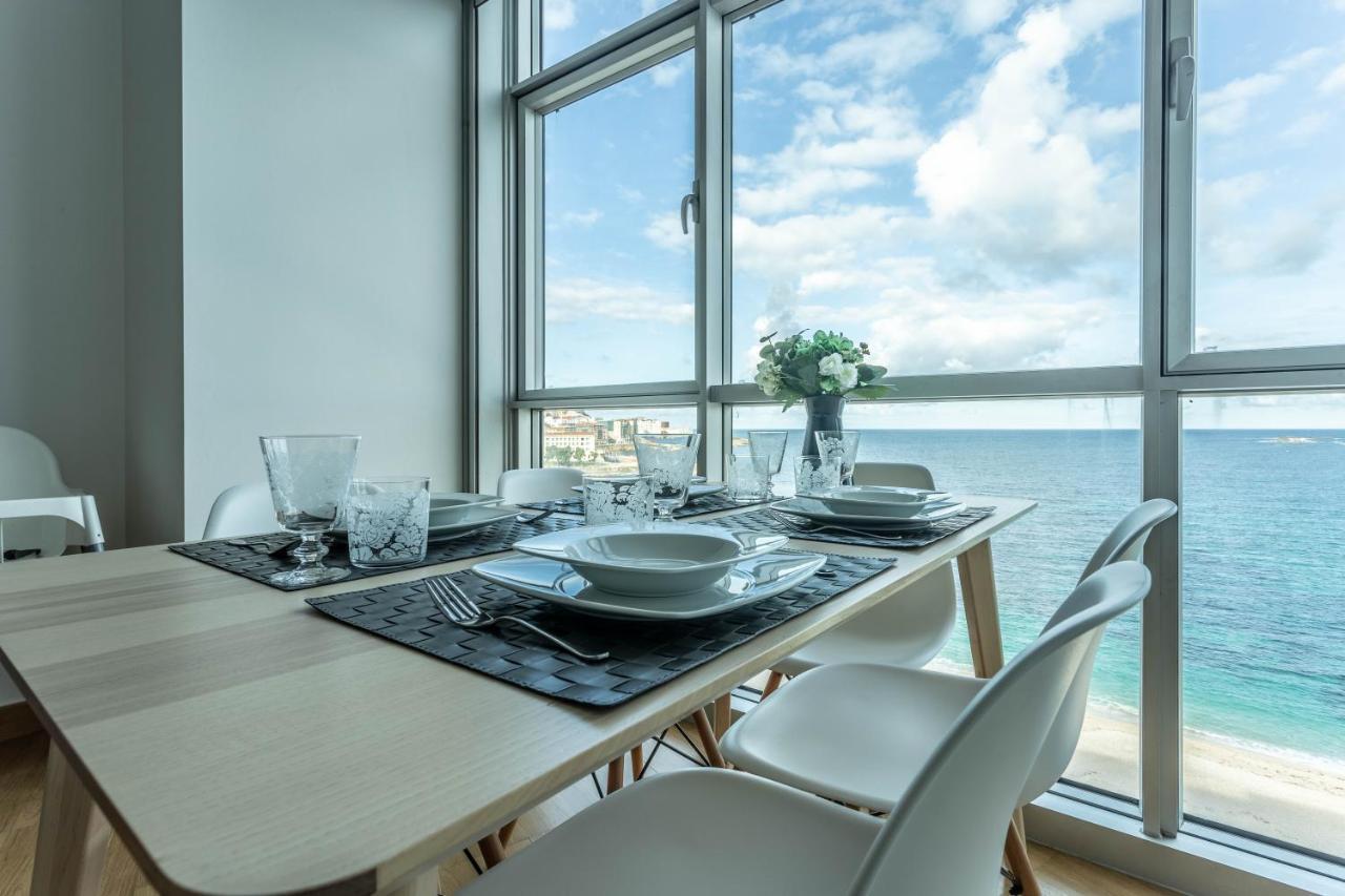 Apartamento En Primera Linea De Playa Riazor Ла-Корунья Экстерьер фото